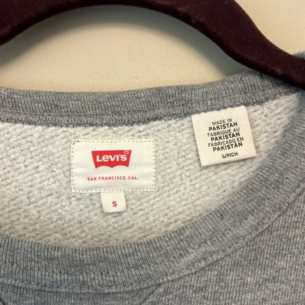 Levi's Gray Men's Sweater/Sweatshirt Size S View 4